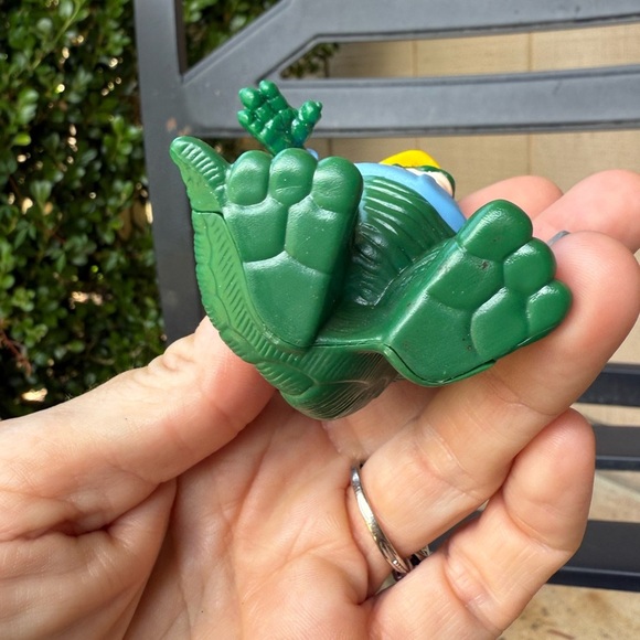 Vintage Earl Sinclair Disney Dinosaurs Wesayso Pump Toy - (Turned Into ornament) - Picture 2 of 4